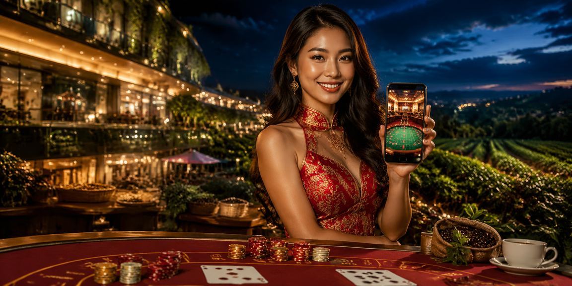 Người dùng tại TP. Hồ Chí Minh chơi live casino trên điện thoại vào ban đêm qua giao dịch tài chính okvipau