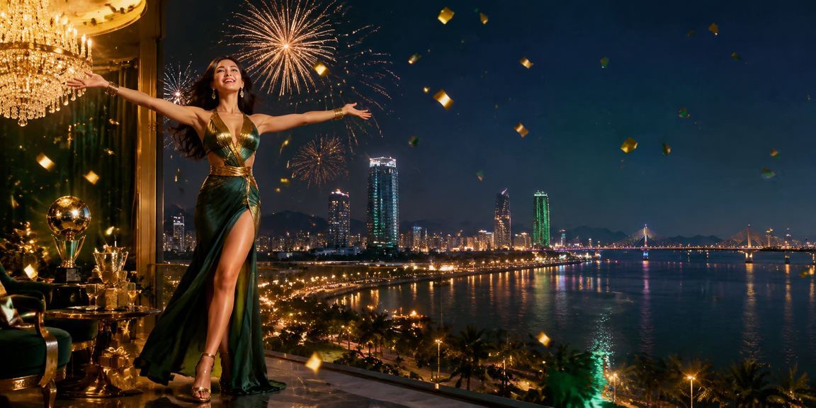 Không khí lễ hội rực rỡ tại Đà Nẵng tượng trưng cho ưu đãi VIP và thưởng giao dịch tài chính