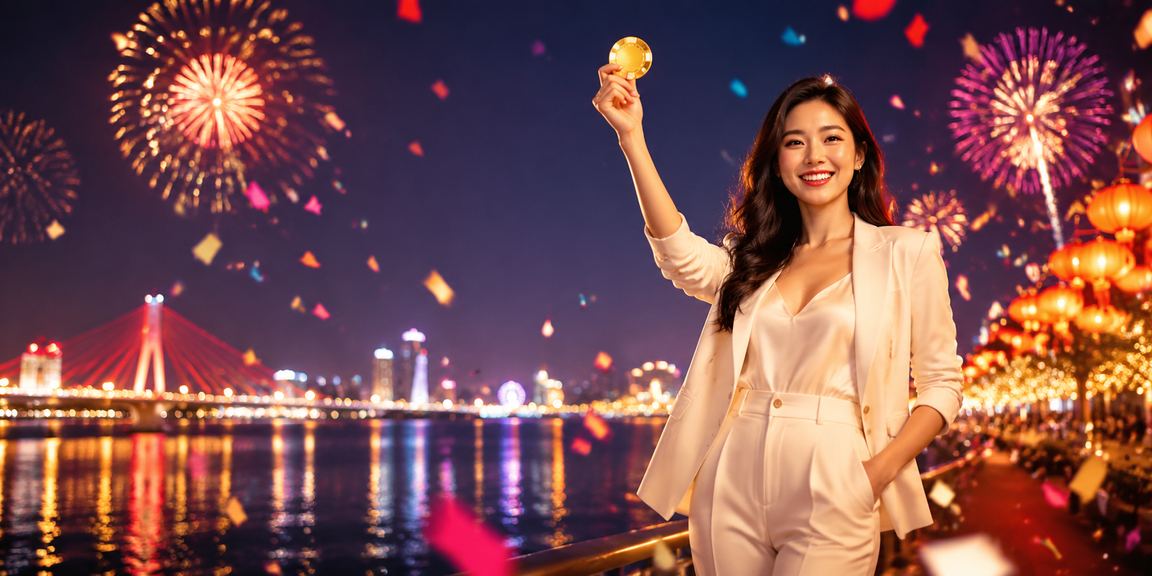 Cảnh lễ hội tại Đà Nẵng gợi lên không khí sôi động của các hoạt động tài chính và giải trí