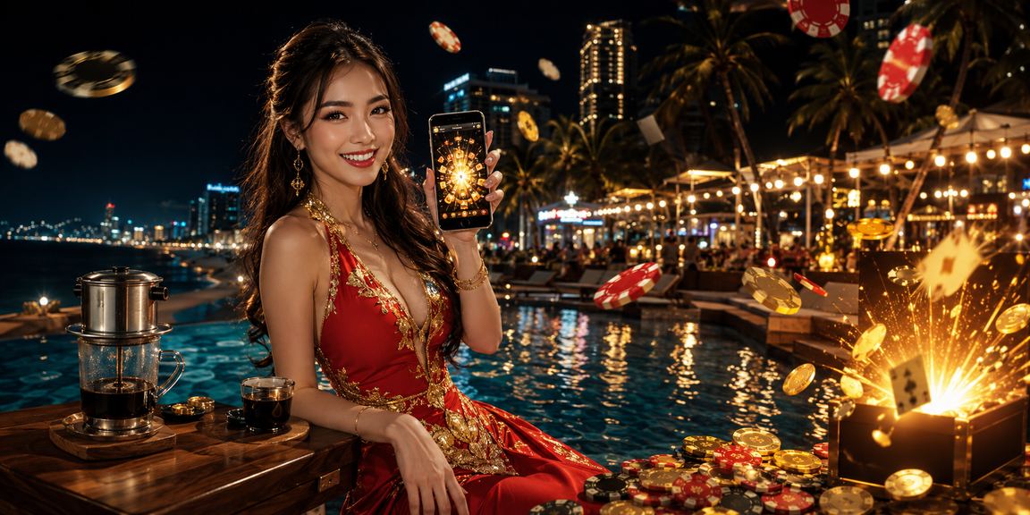Người dùng trẻ tại Nha Trang theo dõi giải Esports và đặt cược qua điện thoại